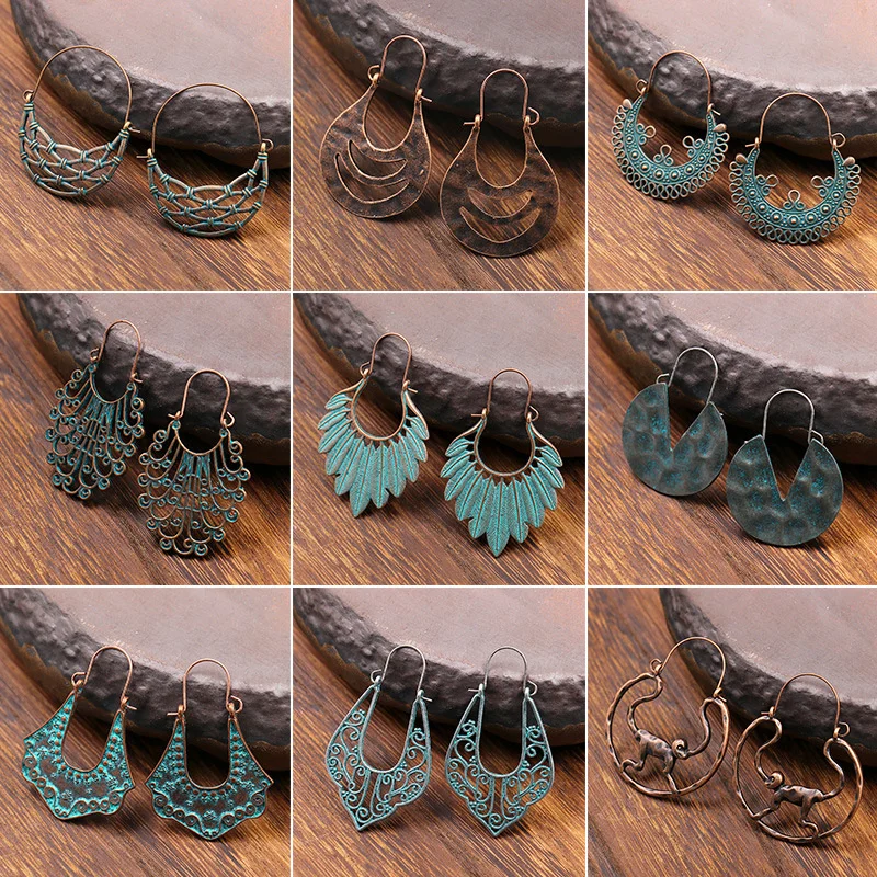 Ethnic Boho Earrings 2021 Women Vintage Simple Geometric Hollow U-shaped Drop Earrings
Ethnic Boho Earrings 2021 Women Vintage Simple Geometric Hollow U-shaped Drop Earrings