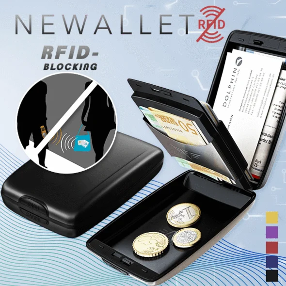 Новый надежный RFID-кошелек для депозита и выдачи кредитных карт Мужской Женский