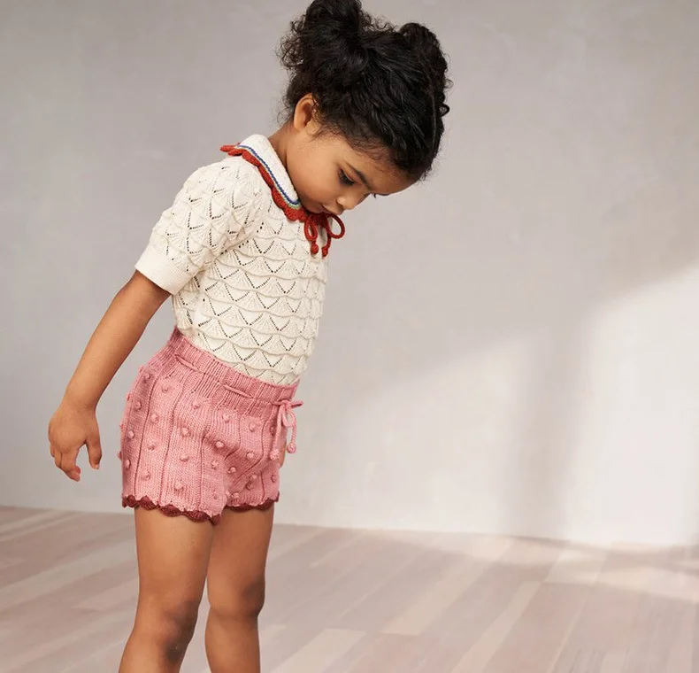 Комбинезон детский для девочек из льна с юбкой | Детская одежда и обувь
