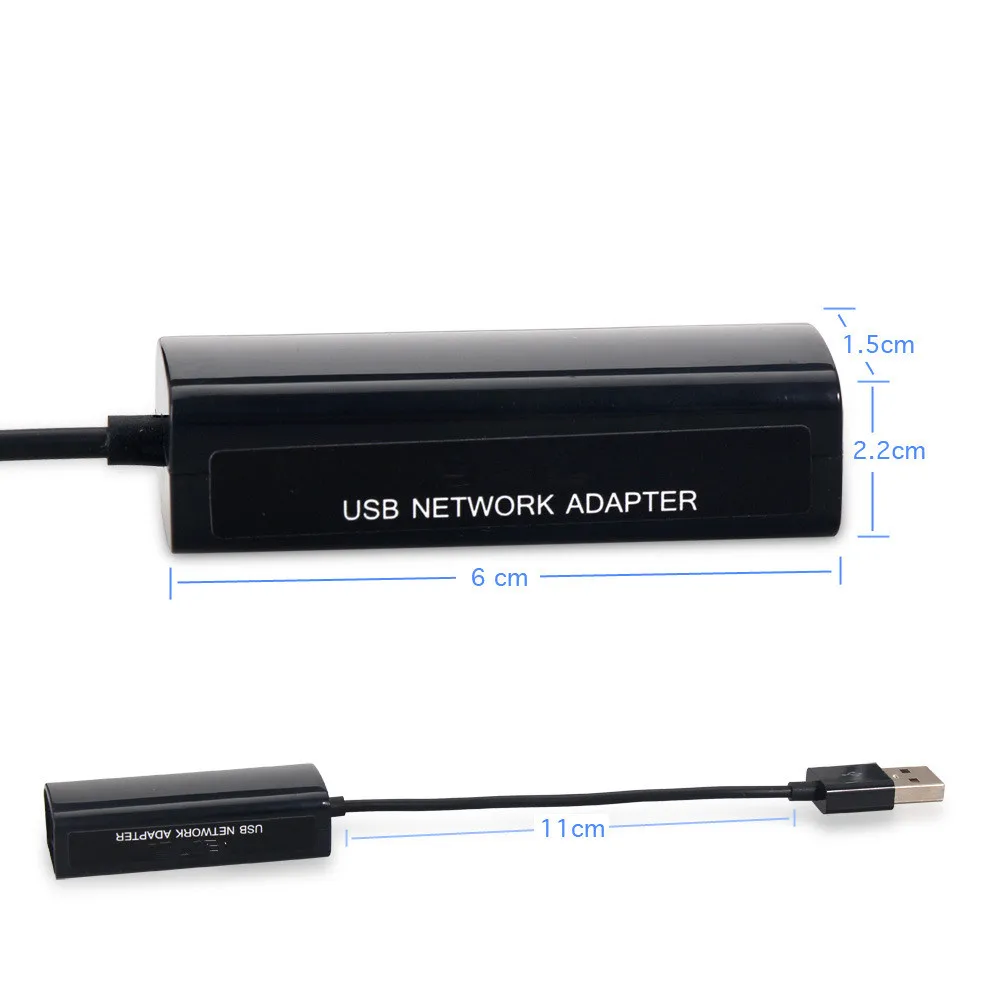 100pcs Universal Game 2.0 USB Network Adapter for Wii/Wii U Switch | Электроника
