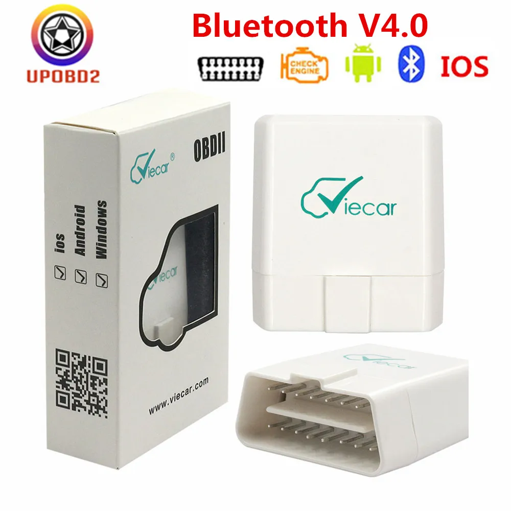 Адаптер Viecar для ELM327 Bluetooth 4 0 OBD2 1 5 код ридер For iOS/Android OBD 2 Автомобильный сканер