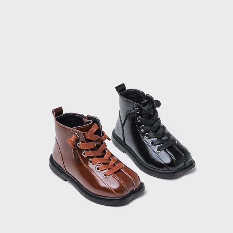 Winter New Kids Fashion Boots Baby Girls Leather Ankle Shoes Children Black Martin Boots Toddler Motorcycle Boots Boys Shoes
Winter New Kids Fashion Boots Baby Girls Leather Ankle Shoes Children Black Martin Boots Toddler Motorcycle Boots Boys Shoes
