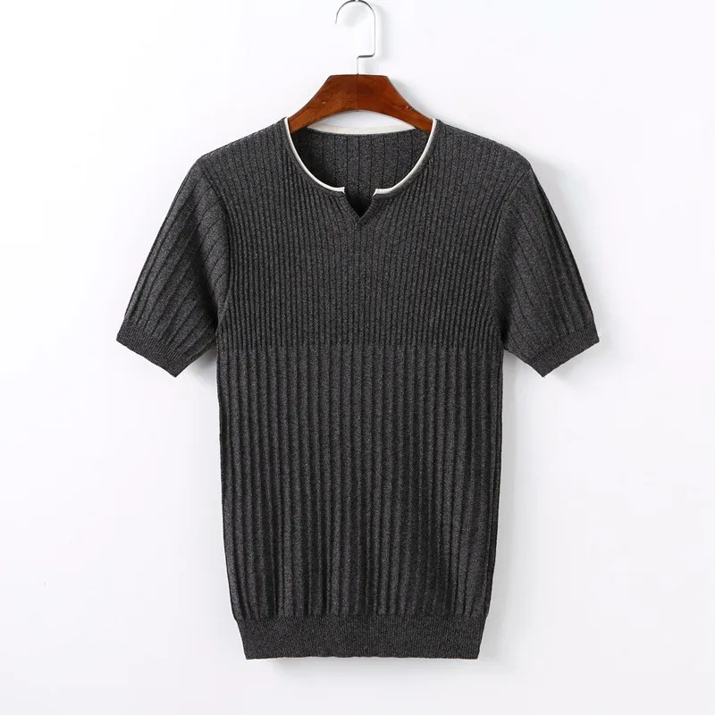 

6762- men's short-sleeved t blood tide brand Korean men's cotton t-shirt half-sleeved shirt clothing