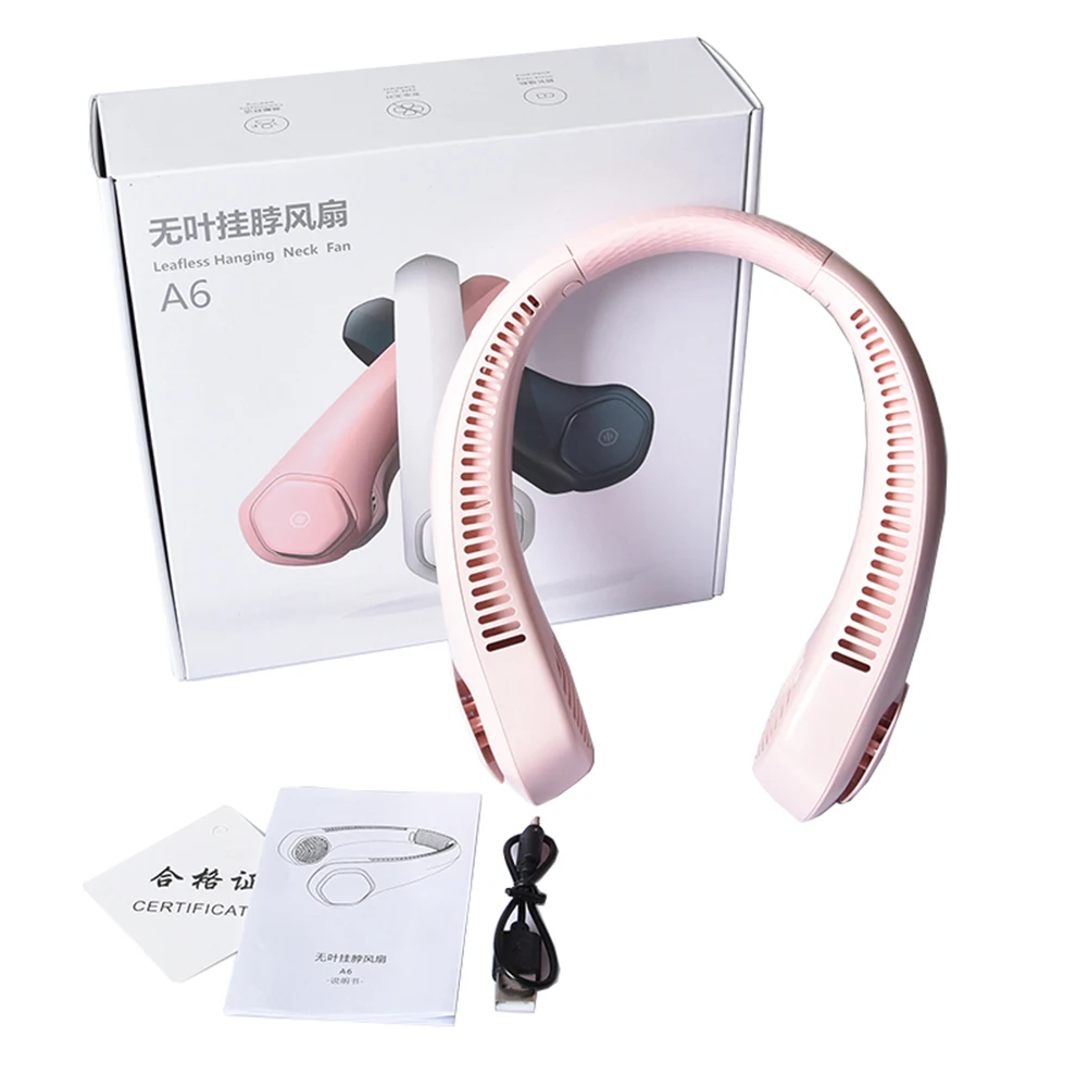 Bladeless Neck Fan USB Rechargeable Mini Protable Cooling Fan Neck Cooler Wearable Neckband Fan for Home Office Outdoor 
Bladeless Neck Fan USB Rechargeable Mini Protable Cooling Fan Neck Cooler Wearable Neckband Fan for Home Office Outdoor