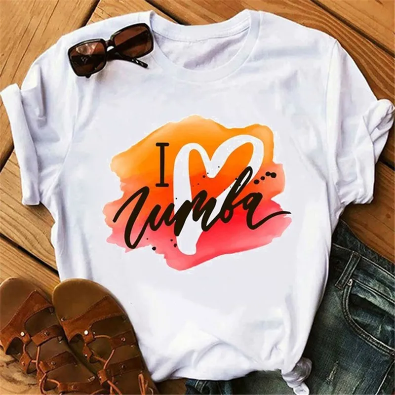 Cool Zumba Dance Lover Hip Hop T Shirts Women Harajuk Graphic Print T-Shirt Femme Summer Tops Fitness Short Sleeved T-Shirt Girl
Cool Zumba Dance Lover Hip Hop T Shirts Women Harajuk Graphic Print T-Shirt Femme Summer Tops Fitness Short Sleeved T-Shirt Girl