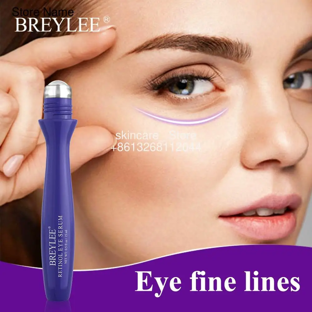 BREYLEE Retinol Eye Serum Anti Wrinkle Reduce Fine Lines Eye Bag Dark Circle Anti-Aging Lifting Firming Eye Roller Eye Skin Care
BREYLEE Retinol Eye Serum Anti Wrinkle Reduce Fine Lines Eye Bag Dark Circle Anti-Aging Lifting Firming Eye Roller Eye Skin Care