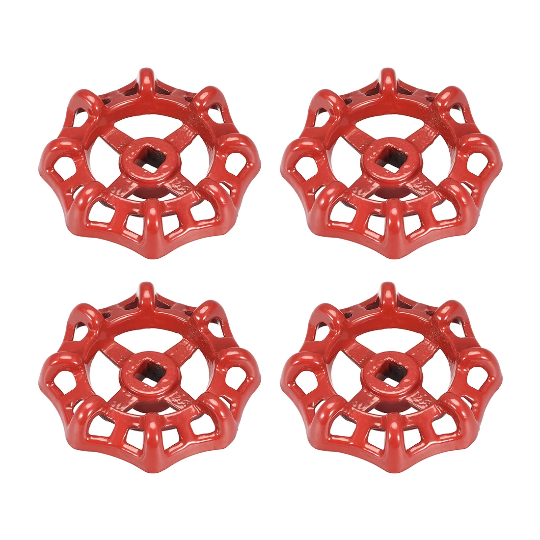 Uxcell Valve Wheel Handle 9x9mm Inner Diameter 78mm OD Paint Cast Steel Red 4Pcs
Uxcell Valve Wheel Handle 9x9mm Inner Diameter 78mm OD Paint Cast Steel Red 4Pcs