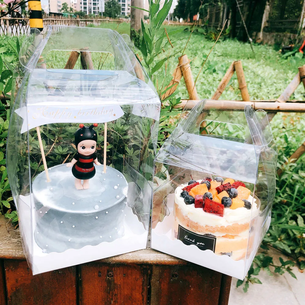 10set of clear plastic 4inch Cake holder paper bag for baking cookie carrier decoration Bakery mini cakes muffin container Boxes
10set of clear plastic 4inch Cake holder paper bag for baking cookie carrier decoration Bakery mini cakes muffin container Boxes