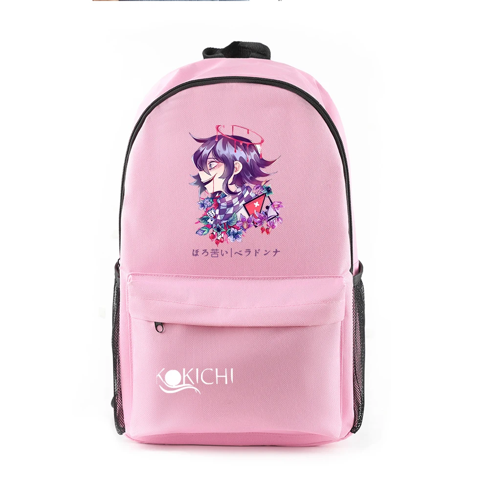 Luxury Creative Kokichi Ouma Fashion Oxford Cloth Shoulder Backpack Printed Multi Zipper Pack Casual Girls Student School Bags
Luxury Creative Kokichi Ouma Fashion Oxford Cloth Shoulder Backpack Printed Multi Zipper Pack Casual Girls Student School Bags