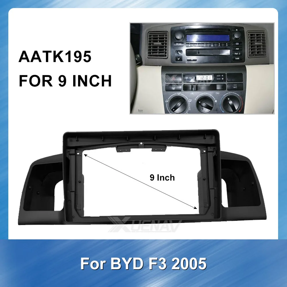 9 Inch Car DVD Player panel dash mount kit car products 2 Din Car Radio face plate Frame for BYD old model 2005 F3
9 Inch Car DVD Player panel dash mount kit car products 2 Din Car Radio face plate Frame for BYD old model 2005 F3