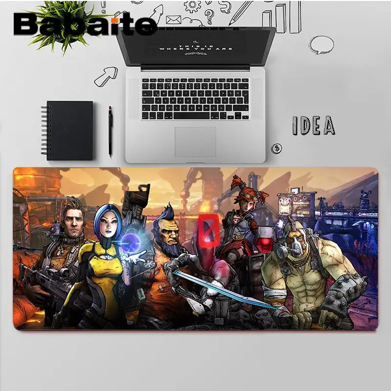 Babaite Top Quality borderlands Locking Edge Mouse Pad Game Free Shipping Large Mouse Pad Keyboards Mat
Babaite Top Quality borderlands Locking Edge Mouse Pad Game Free Shipping Large Mouse Pad Keyboards Mat