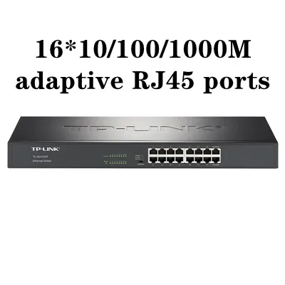 TP-LINK 16*10/100/1000 Мбит/с RJ45 порты, полный гигабитный коммутатор Ethernet, 16GE TL-SG1016T Auto MDI/MDIX VLAN rack 8K MAC Plug and play
TP-LINK 16*10/100/1000 Мбит/с RJ45 порты, полный гигабитный коммутатор Ethernet, 16GE TL-SG1016T Auto MDI/MDIX VLAN rack 8K MAC Plug and play