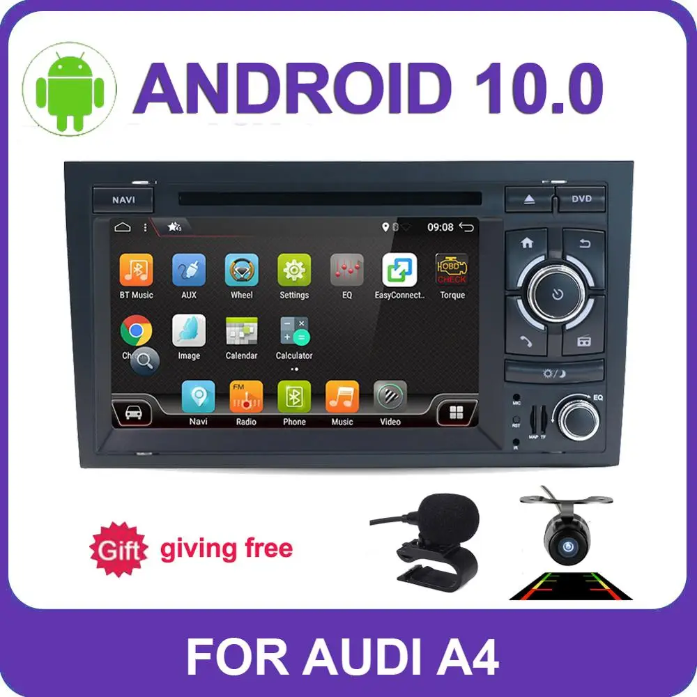 Автомагнитола Bosion 2 din Android 10 0 мультимедийный видеоплеер для Audi A4 B8 B7 B6 S4 RS4 SEAT Exeo GPS