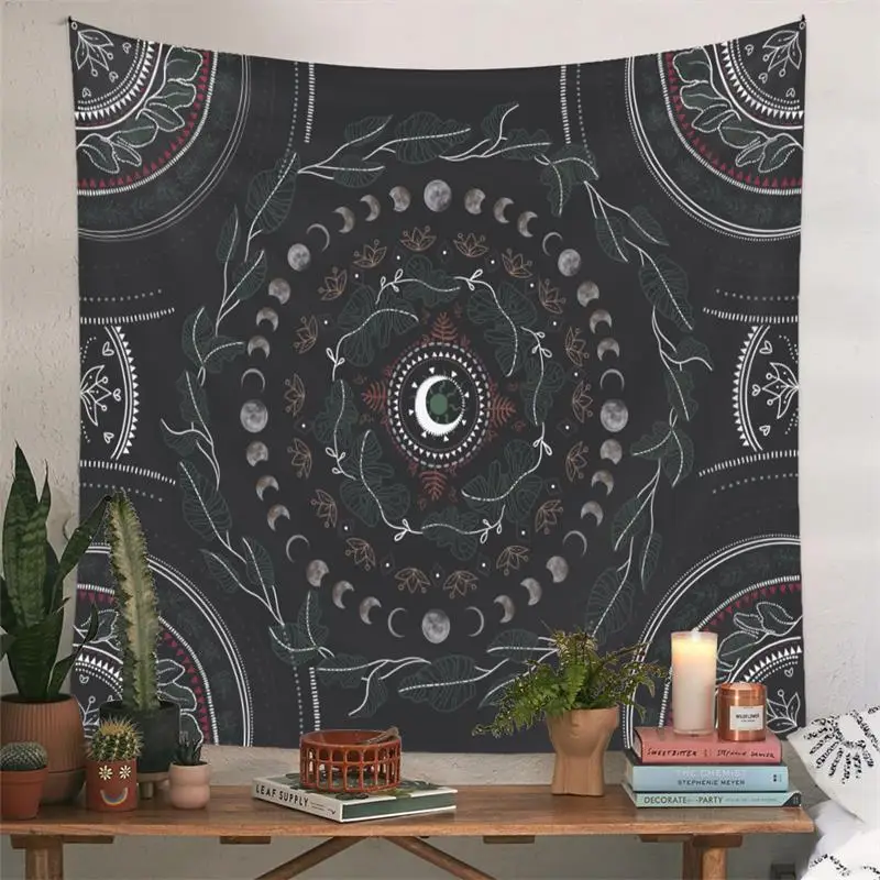 Floral Tapestry Wall Hanging Moon Phase Tapestry Wall Hanging Botanical Polyester Fabric Wall Art For Household
Floral Tapestry Wall Hanging Moon Phase Tapestry Wall Hanging Botanical Polyester Fabric Wall Art For Household