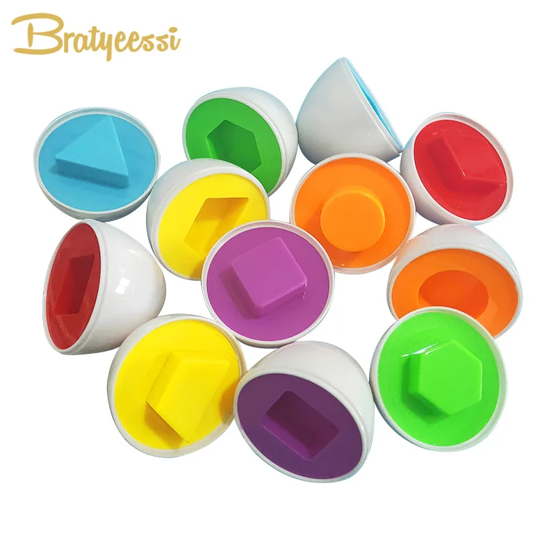 6PCS Eggs Early Educational Montessori Toys Color Shape Match Cognition Preshcool Learning Kids Toys for Girls Boys
6PCS Eggs Early Educational Montessori Toys Color Shape Match Cognition Preshcool Learning Kids Toys for Girls Boys