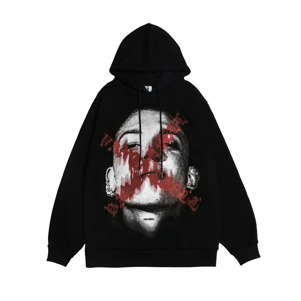Hip Hop Hoodies Men Streetwear Portrait Male Letter Print Hooded Sweatshirt 2021 Winter Fleece Harajuku Loose Cotton Pullovers
Hip Hop Hoodies Men Streetwear Portrait Male Letter Print Hooded Sweatshirt 2021 Winter Fleece Harajuku Loose Cotton Pullovers