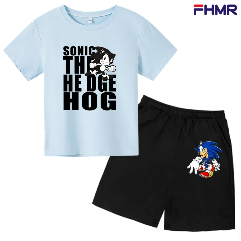 Children's Suit Clothing Sonic Printing Boy's Suit Sportswear Girl's Casual Animation Suit With Shorts Youth Clothing suit
Children's Suit Clothing Sonic Printing Boy's Suit Sportswear Girl's Casual Animation Suit With Shorts Youth Clothing suit