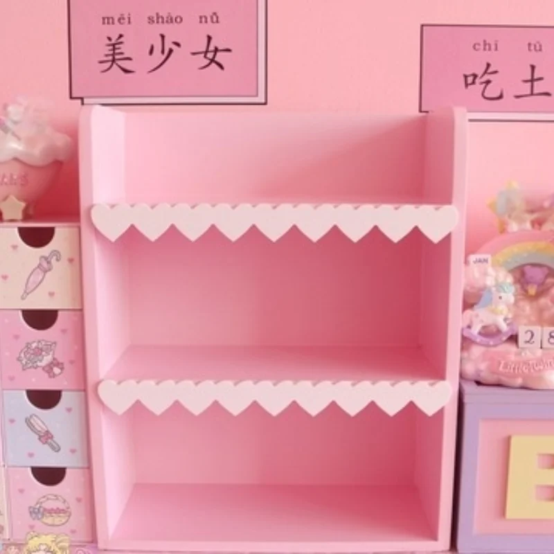 Pink Girl Nordic Wooden Cabinet cute 3 floor desktop Storage rack cosmetic brush organizer home bedroom decoration Ornaments new
Pink Girl Nordic Wooden Cabinet cute 3 floor desktop Storage rack cosmetic brush organizer home bedroom decoration Ornaments new