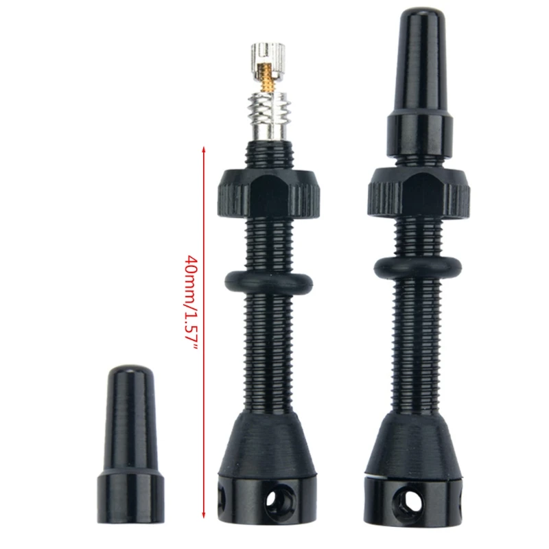 40mm Tubeless Air Valves Stem for MTB Road Bike Tubeless Vacuum Nozzle Bicycle Parts
40mm Tubeless Air Valves Stem for MTB Road Bike Tubeless Vacuum Nozzle Bicycle Parts