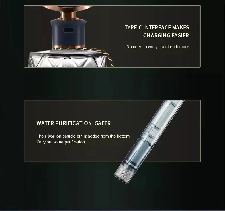 Retro Perfume Bottle Electronic Ultrasonic Humidifier Glass Aromatherapy Essential Oil Diffuser Air Purification Water Spray
Retro Perfume Bottle Electronic Ultrasonic Humidifier Glass Aromatherapy Essential Oil Diffuser Air Purification Water Spray