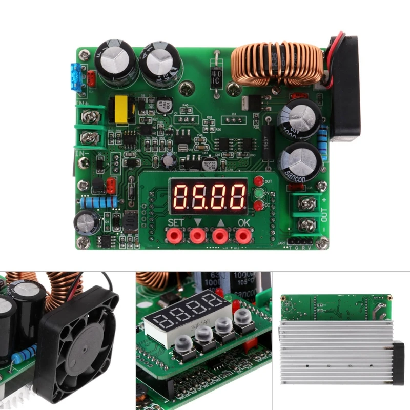 DC Reduced Voltage Converter Board Digital Power Supply Module DC10V~75V to 0~60V 12A 720W G88B
DC Reduced Voltage Converter Board Digital Power Supply Module DC10V~75V to 0~60V 12A 720W G88B