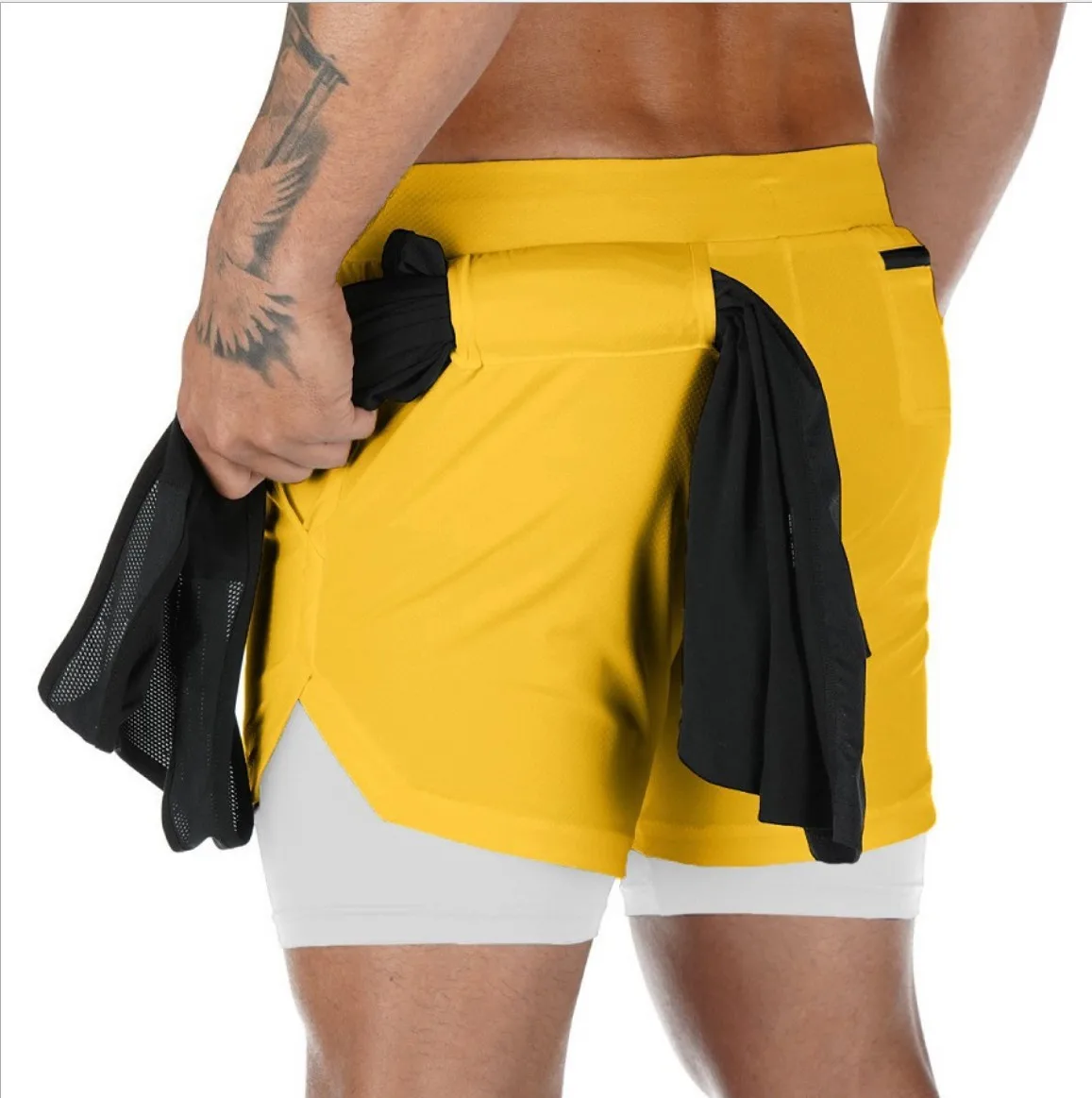 WFF Double layer Jogger Shorts Men 2 in 1 Short Pants Gyms Fitness Built-in pocket Quick Dry Beach Shorts Male Sweatpants COTTON
WFF Double layer Jogger Shorts Men 2 in 1 Short Pants Gyms Fitness Built-in pocket Quick Dry Beach Shorts Male Sweatpants COTTON