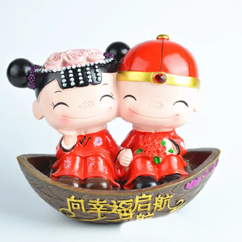 Chinese Style Wedding Doll Resin Ornaments Home Decor Accessories Living Room Bedroom Decorations Statue Wedding Gifts Crafts
Chinese Style Wedding Doll Resin Ornaments Home Decor Accessories Living Room Bedroom Decorations Statue Wedding Gifts Crafts