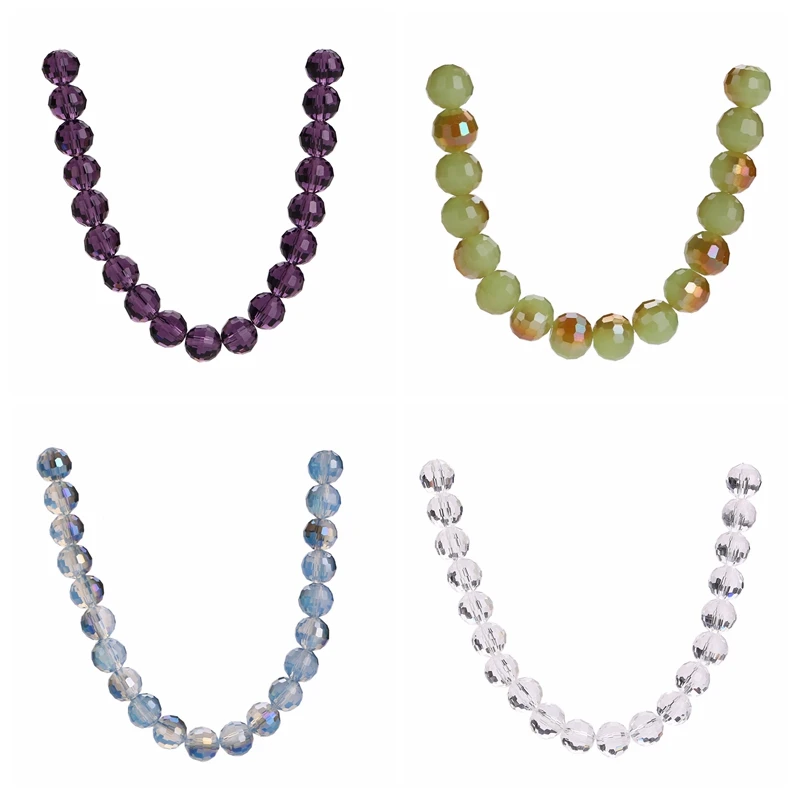 8mm 100pcs Spacer Crystal Round Loose Bracelet Jewelry Making Craft Beads Findings Bulk Faceted DIY Glass Facets Wholesale
8mm 100pcs Spacer Crystal Round Loose Bracelet Jewelry Making Craft Beads Findings Bulk Faceted DIY Glass Facets Wholesale