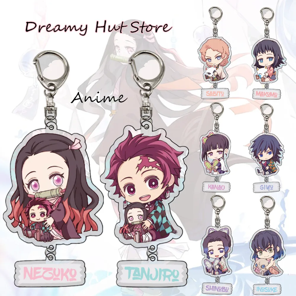 2021 New Anime Q Edition Demon Slayer: Kimetsu No Yaiba Acrylic Pendant Tanjirou Nezuko Keyring Decor Keychain Gifts Keychains 
2021 New Anime Q Edition Demon Slayer: Kimetsu No Yaiba Acrylic Pendant Tanjirou Nezuko Keyring Decor Keychain Gifts Keychains