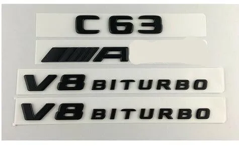 Черный C63 Для AMG V8 BITURBO брызговик для багажника Mercedes W205 | Автомобили и мотоциклы