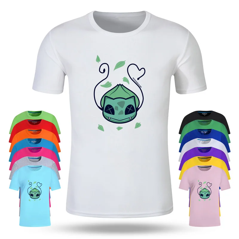Bulbasaur Fashion Cotton Big Size Students Summer T-Shirt Short Sleeve Men Women Boys Girls T Shirt Tees Kids Tshirt
Bulbasaur Fashion Cotton Big Size Students Summer T-Shirt Short Sleeve Men Women Boys Girls T Shirt Tees Kids Tshirt