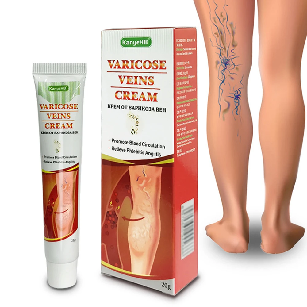 Varicose Veins Cream Spider Vein Treatment Soothing Leg Cream Relieve Phlebitis Angiitis Inflammation Legs Care skin care
Varicose Veins Cream Spider Vein Treatment Soothing Leg Cream Relieve Phlebitis Angiitis Inflammation Legs Care skin care