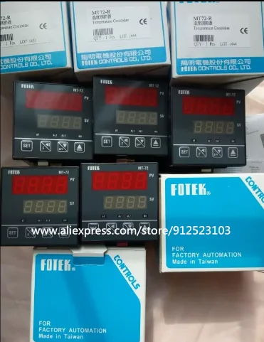 MT72-L MT72-V MT72-R FOTEK PID + пушистый регулятор температуры 100% Новый оригинальный 72*72*80
MT72-L MT72-V MT72-R FOTEK PID + пушистый регулятор температуры 100% Новый оригинальный 72*72*80