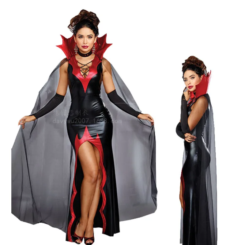 Halloween Gothic Vampire Role Cosplay Party Suit Adult Queen Vampire Costume Clothing Female Vampire Outfit
Halloween Gothic Vampire Role Cosplay Party Suit Adult Queen Vampire Costume Clothing Female Vampire Outfit