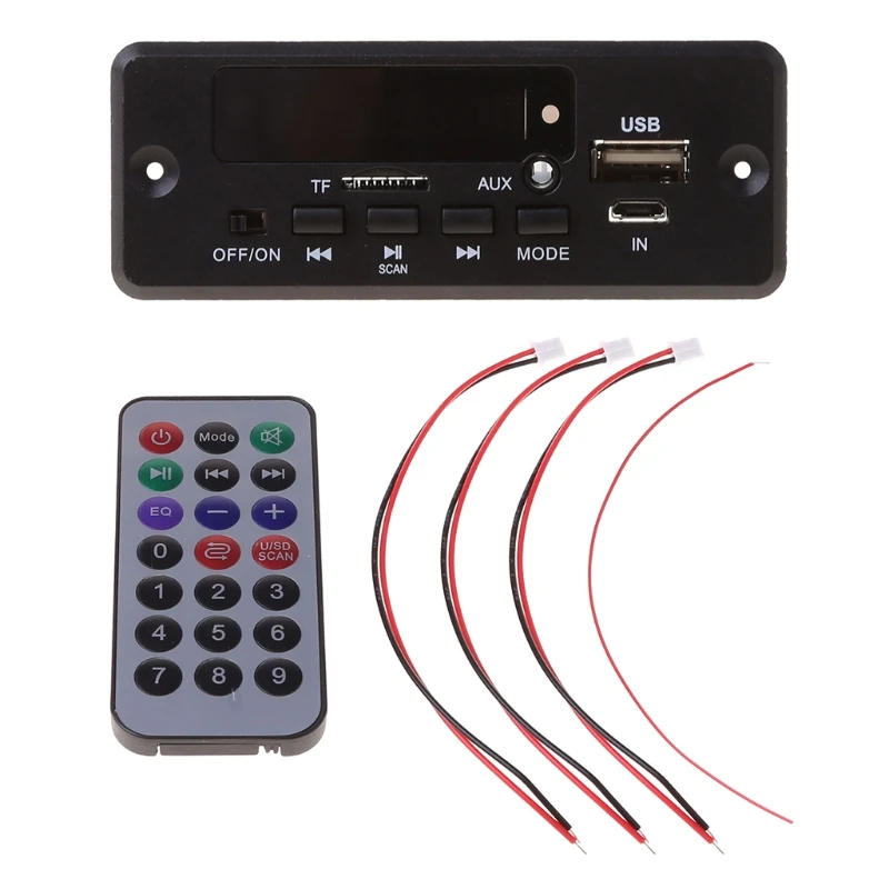 Цифровая плата декодирования MP3 Bluetooth 12 В постоянного тока с усилителем 2*3 Вт Mini USB Aux Audio
Цифровая плата декодирования MP3 Bluetooth 12 В постоянного тока с усилителем 2*3 Вт Mini USB Aux Audio