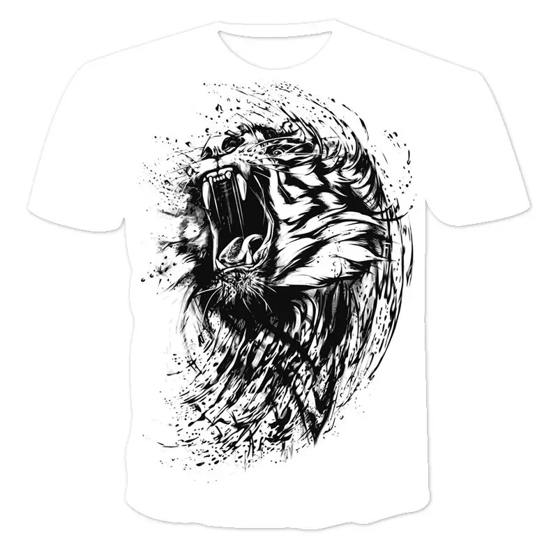 Tiger Pattern Male Casual Clothes T-Shirt 2021 Summer New Men Streetwear O-Neck Polyester Tees Tops XXS-6XL
Tiger Pattern Male Casual Clothes T-Shirt 2021 Summer New Men Streetwear O-Neck Polyester Tees Tops XXS-6XL