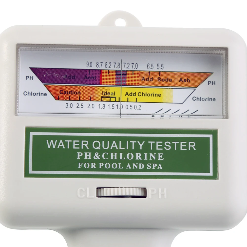 PC101 PH Chlorine Meter Portable Measure Swimming Pool Water Chlorine Level PH Tester for Swimming Pool170x115x30mm
PC101 PH Chlorine Meter Portable Measure Swimming Pool Water Chlorine Level PH Tester for Swimming Pool170x115x30mm