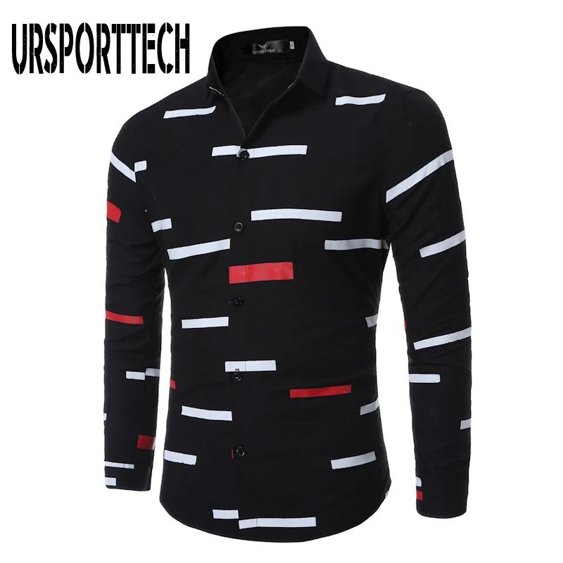 URSPORTTECH Men's Shirt Long Sleeve Casual Shirt Spring Fashion Irregular Pattern Turn-down Collar Slim Fit Shirt Mens Clothing
URSPORTTECH Men's Shirt Long Sleeve Casual Shirt Spring Fashion Irregular Pattern Turn-down Collar Slim Fit Shirt Mens Clothing