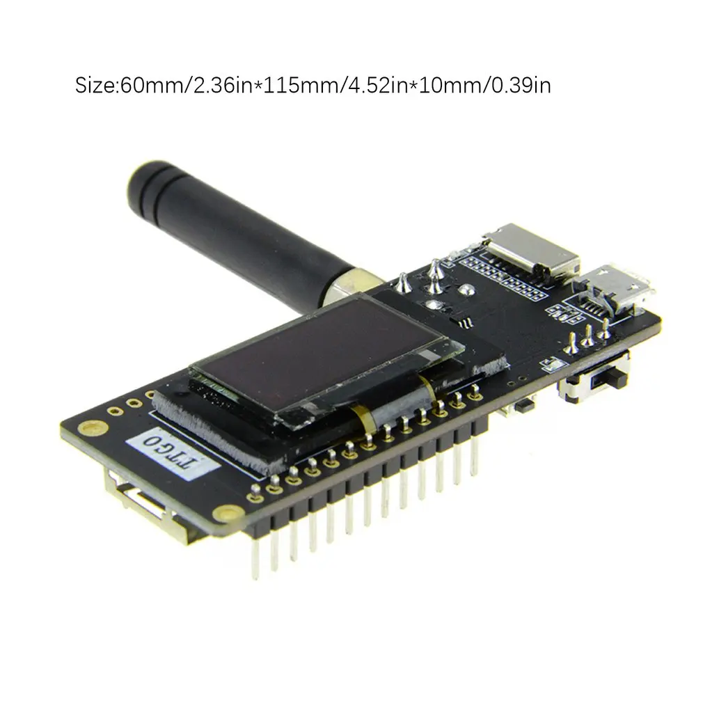TTGO LORA32 868/915Mhz 433MHz SX1276 ESP32 Oled-display BT Wireless WIFI Lora development board Adapter Board
TTGO LORA32 868/915Mhz 433MHz SX1276 ESP32 Oled-display BT Wireless WIFI Lora development board Adapter Board