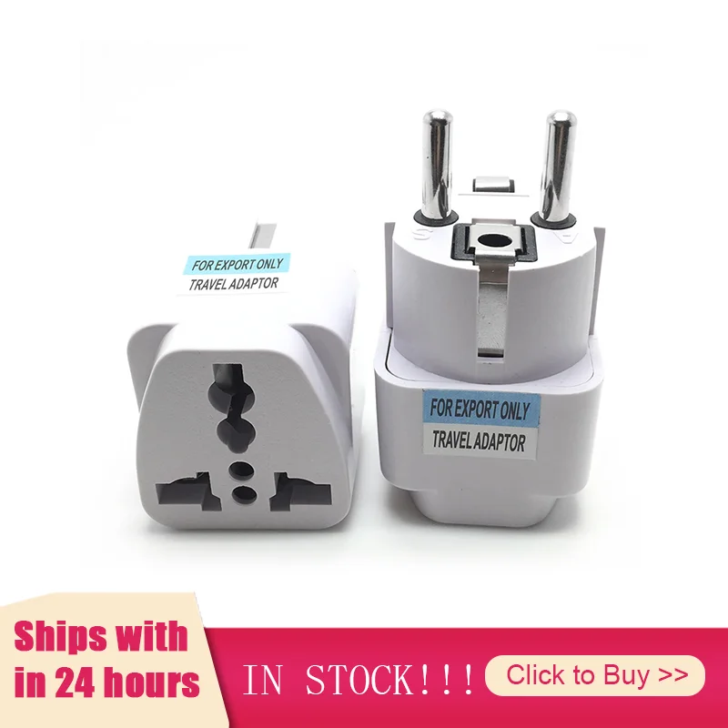New Universal EU Plug Adapter International AU UK US To EU Euro KR AC Travel Adapter Electrical Plug Converter Power Socket
New Universal EU Plug Adapter International AU UK US To EU Euro KR AC Travel Adapter Electrical Plug Converter Power Socket
