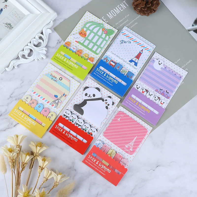 Kawaii Animals Panda Cat Sticky Notes Stationery Memo Pad Bookmark School Supplies Planner Stickers
Kawaii Animals Panda Cat Sticky Notes Stationery Memo Pad Bookmark School Supplies Planner Stickers