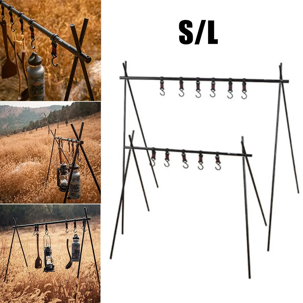 Multifunction Lightweight Outdoor Folding Camping Shelf Storage Hanger Cookware Hanging Triangle Racks Camping Tools
Multifunction Lightweight Outdoor Folding Camping Shelf Storage Hanger Cookware Hanging Triangle Racks Camping Tools