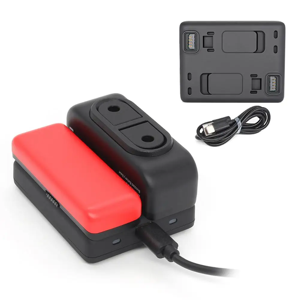 Portable Fast Dual Charging Hub Boosted Battery Base Charger for Insta360 One R
Portable Fast Dual Charging Hub Boosted Battery Base Charger for Insta360 One R