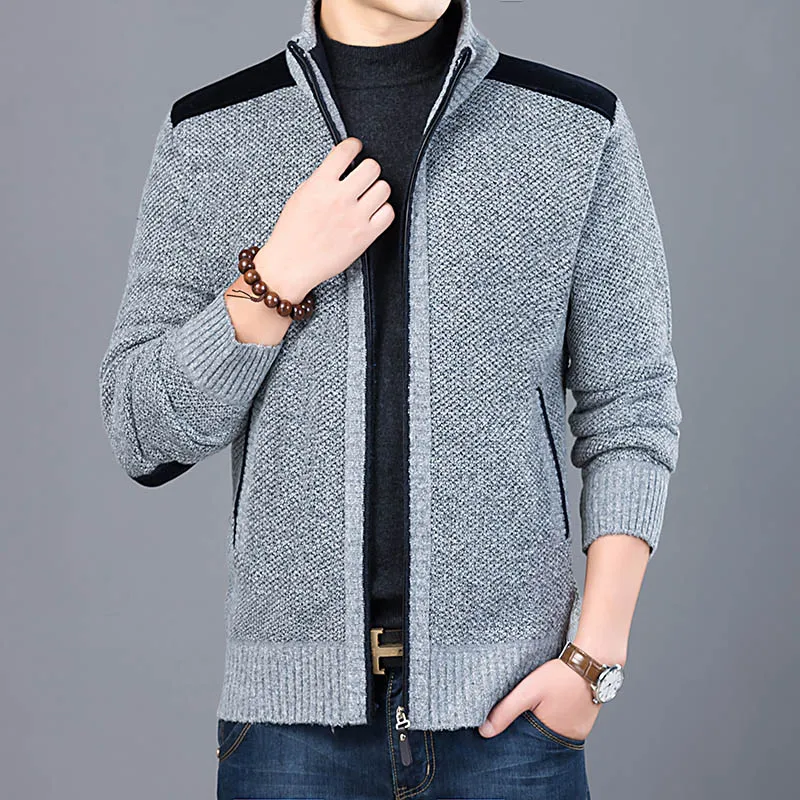 2020 Thick New Fashion Brand Sweater For Mens Cardigan Slim Fit Jumpers Knitwear Warm Autumn Casual Korean Style Clothing Male
2020 Thick New Fashion Brand Sweater For Mens Cardigan Slim Fit Jumpers Knitwear Warm Autumn Casual Korean Style Clothing Male
