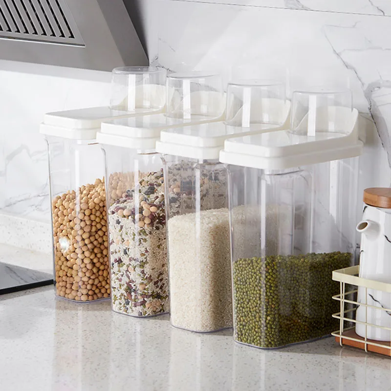 Transparent Plastic Storage Box Kitchen Miscellaneous Food Storage Tank Airtight Tank Kitchen Organizer
Transparent Plastic Storage Box Kitchen Miscellaneous Food Storage Tank Airtight Tank Kitchen Organizer