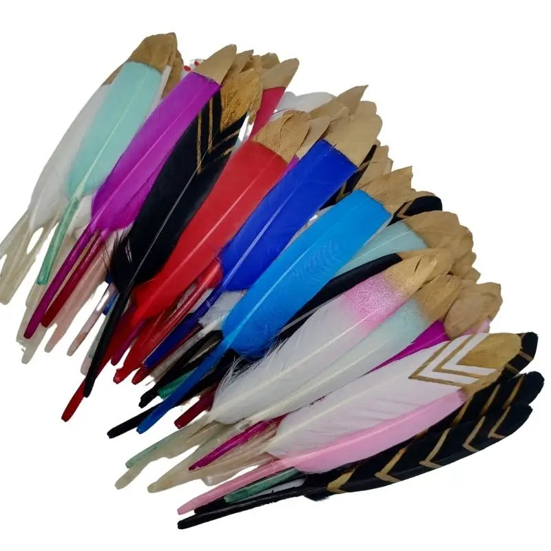 10/20pcs/lot Gold Duck Feathers plumes DIY eventaille mariage dream catcher Home Pluma christmas decorativas accessories crafts 
10/20pcs/lot Gold Duck Feathers plumes DIY eventaille mariage dream catcher Home Pluma christmas decorativas accessories crafts