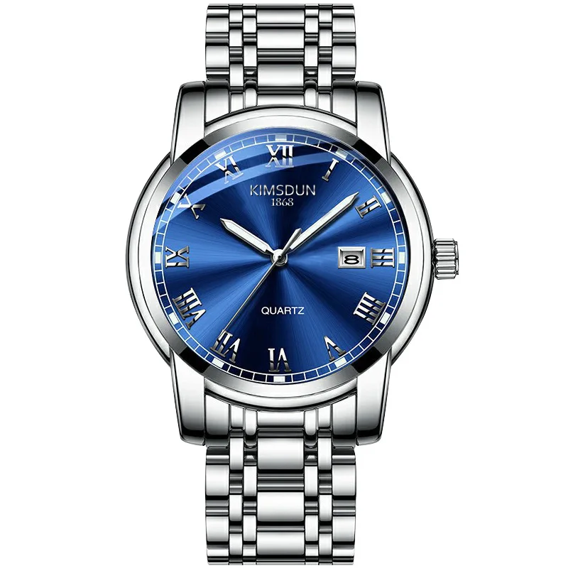 2019 Relogio Luxury brand KIMSDUN boys fashion trend men's quartz watch date display stainless steel waterproof classic clock
2019 Relogio Luxury brand KIMSDUN boys fashion trend men's quartz watch date display stainless steel waterproof classic clock