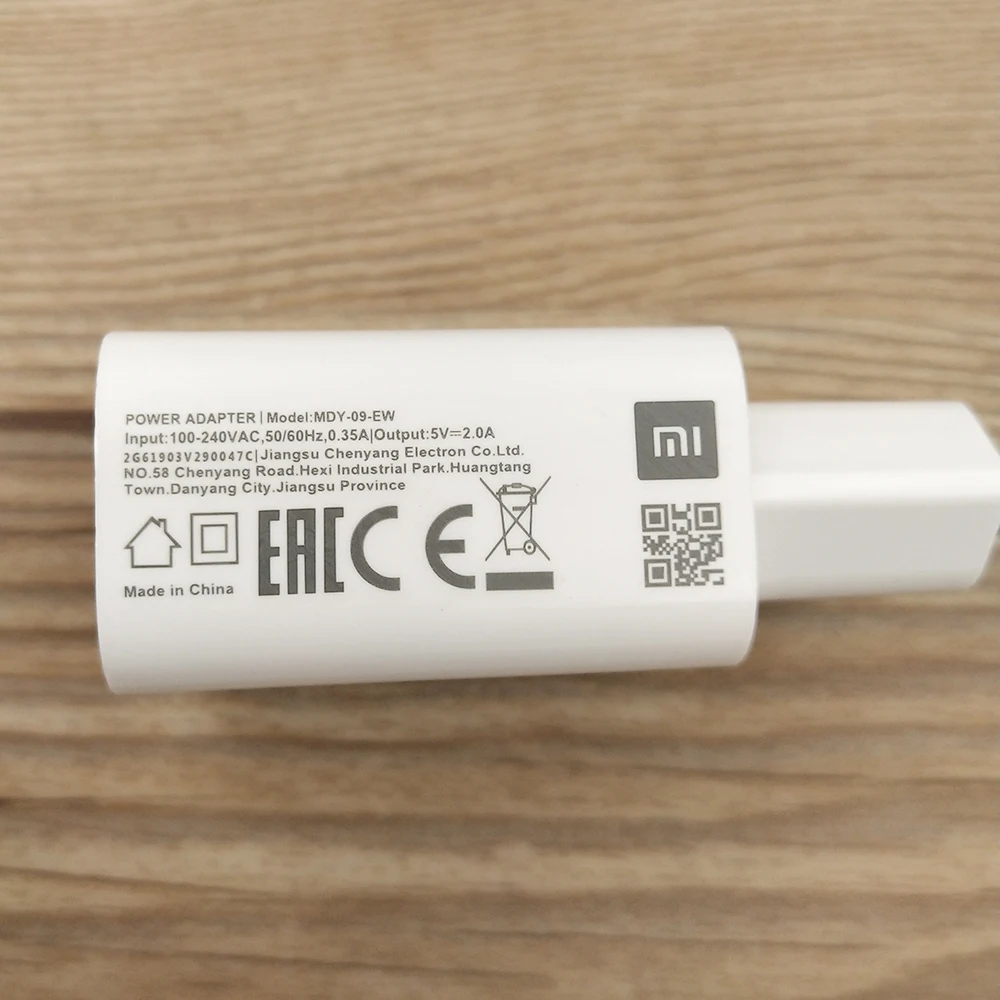 Зарядное устройство для Xiaomi 5 В 2 А адаптер питания европейского стандарта USB