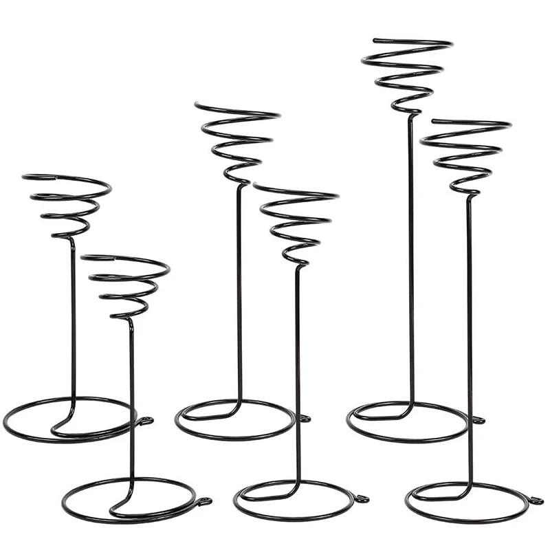 Air Plant Stand Holder, 6Pcs (3 Sizes) Black Iron Spiral Flower Stand, Holder for Displaying Plant
Air Plant Stand Holder, 6Pcs (3 Sizes) Black Iron Spiral Flower Stand, Holder for Displaying Plant