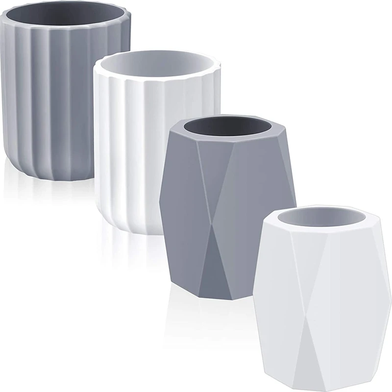 4 Pieces Silicone Pencil Holder Pen Cups Pencil Holder Makeup Brush Holder Desktop Stationery Organizer for Office Home
4 Pieces Silicone Pencil Holder Pen Cups Pencil Holder Makeup Brush Holder Desktop Stationery Organizer for Office Home